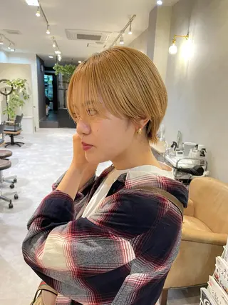 ショート salowin梅田茶屋町north所属・くがれいじ 梅田/ショート/ボブのヘアスタイル