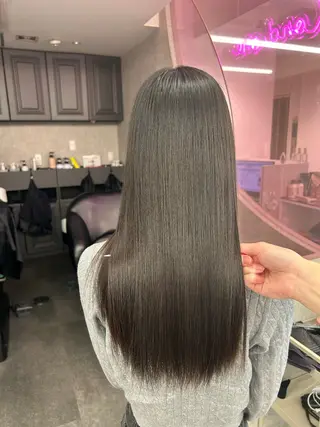 セミロング 髪質改善/カラー 山口蒼太のヘアスタイル