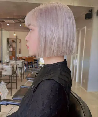 ショート CHAINON 表参道所属・MAHO ハッシュのヘアスタイル