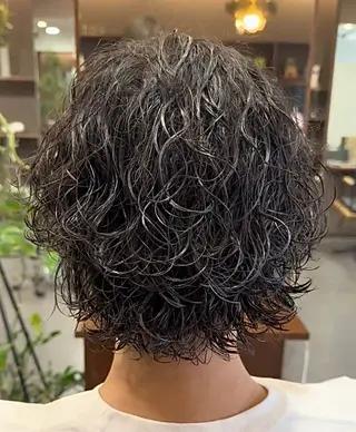 パーマ メンズ 年間2000名担当◎ パーマ職人/仲原佑樹のヘアスタイル