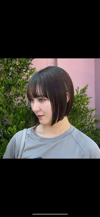 ショート カラー カラー/韓国レイヤー /ブリーチ/hinaのヘアスタイル