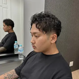 パーマ メンズ ⭐️メンズカラー⭐️ No1二田健吾‼️のヘアスタイル