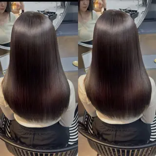 セミロング 半個室サロンyoures hair 髪質改善トリートメント東新宿店所属・榊原 竜弥のヘアスタイル