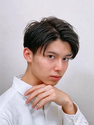 ショート メンズ 🦋透明感カラー🦋 なつやのヘアスタイル