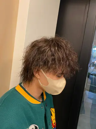 ミディアム メンズパーマ特化/ 町田甲陽✨のヘアスタイル