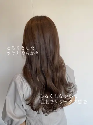 ロング カラー ヘアアレンジ topstylist 芳賀みなみのヘアスタイル