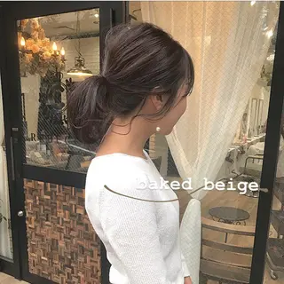 セミロング カラー レイヤー/顔周り /AKARIのヘアスタイル