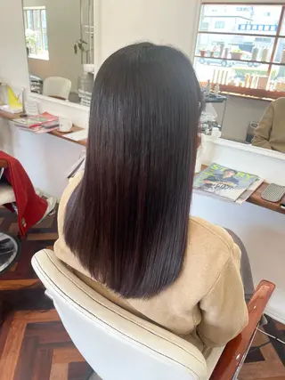 セミロング mopa所属・mopa_kaede 暖色カラー/ロングのヘアスタイル