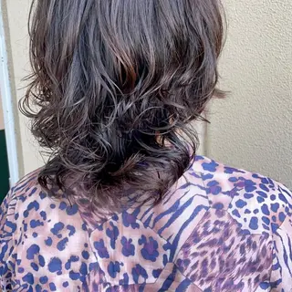 ミディアム パーマ 【sim】 mizuのヘアスタイル