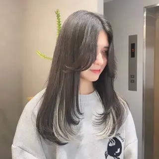 セミロング カラー Rui/透明感カラー 暖色/レイヤーカットのヘアスタイル