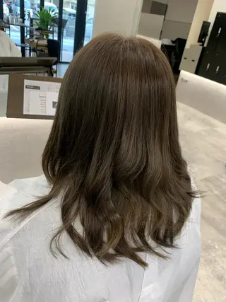 セミロング KANGOL SALON　富山 セントラル所属・清水 理恵子のヘアスタイル