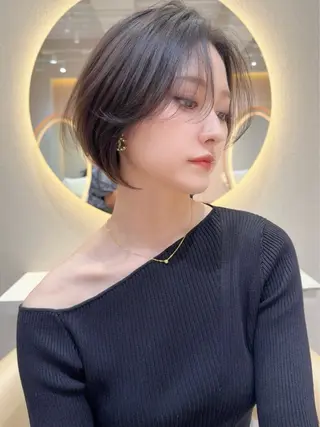 ショート カラー レイヤー✨縮毛矯正 川村利幸のヘアスタイル