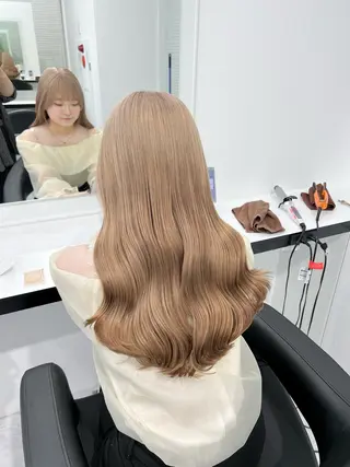 セミロング カラー お客様満足No.1 🌈Neneのヘアスタイル