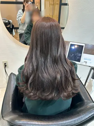 セミロング カラー 🤍透明感/韓国風 🤍サクラギヒトミのヘアスタイル