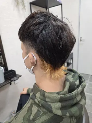 ショート メンズ カラー 石川(park) ジェウンのヘアスタイル