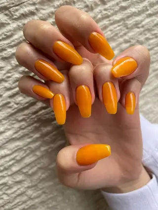 ロング カラー ヘアアレンジ キッズ ネイル マツエク・マツパ アイブロウ 福田 加奈のネイルデザイン