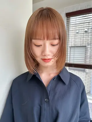 ショート カラー ❤️アヤカ Wカラー ボブ レイヤー❤️のヘアスタイル