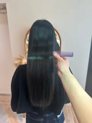 ロング サコ ミのヘアスタイル