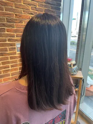 セミロング Hair salon 6所属・照井 奈保子のヘアスタイル