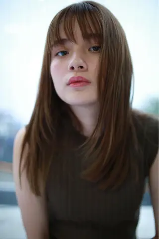 ミディアム カラー パーマ ヘアアレンジ メンズ キッズ ネイル マツエク・マツパ premier modelsのヘアスタイル