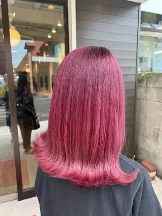 カラー イシイ ハルナ 🤍のヘアスタイル