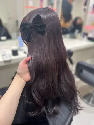 カラー ベージュ・ラベンダー カラー🎀りりのヘアスタイル