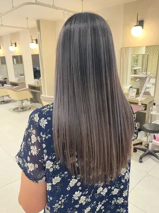 ロング 吹田 駿 髪質改善縮毛矯正のヘアスタイル