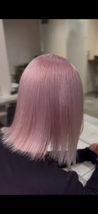 セミロング カラー ヘアアレンジ 近藤 乃紀のヘアスタイル