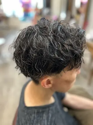 ショート パーマ メンズ ✄﻿メンズカット✄﻿ natsuのヘアスタイル