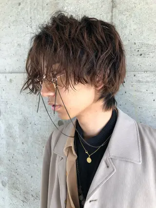 カラー パーマ メンズ ifh iizuka 高橋庸太のヘアスタイル