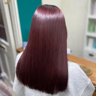 ロング カラー 🎀ときの/髪質改善 透けｯ暖色カラー🪞のヘアスタイル