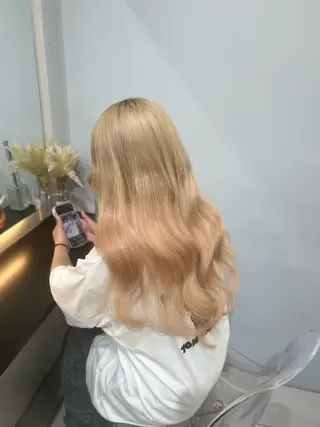 ロング yuzuki/ ハイトーン・エクステのヘアスタイル