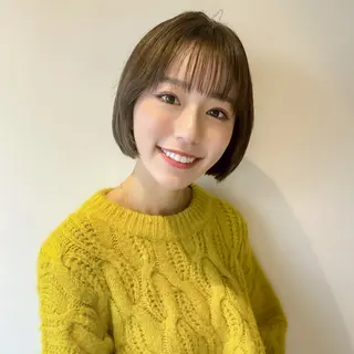 ショート ボブ韓国風レイヤー 髪質改善/畠中ケントのヘアスタイル