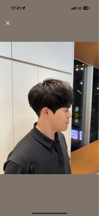 ショート メンズ nico TOKYO所属・ニュアンス/ センターパート/イノのヘアスタイル