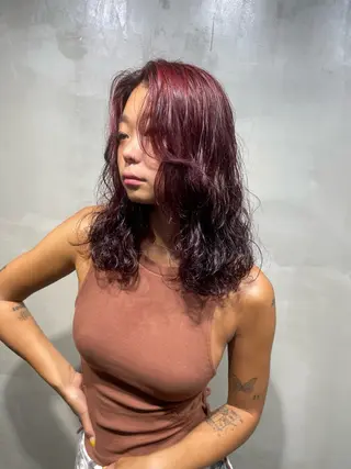 セミロング パーマ カノン/アニメ漫画 好き美容師︎💕︎︎のヘアスタイル