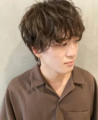パーマ メンズ 🛑柔らか透明感 カラー🛑大谷のヘアスタイル