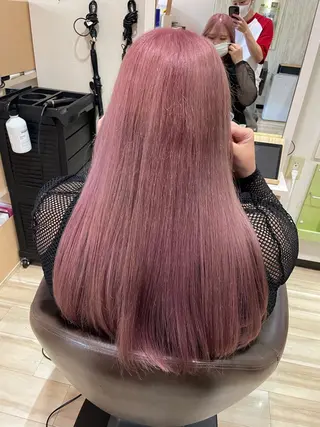 ロング カラー 🌈派手髪ハイトーン 🌈鈴木亮太🌈のヘアスタイル