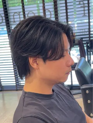 ショート パーマ メンズ サロンズ内B区画所属・新宿メンズ専門 メンズパーマ特化のヘアスタイル