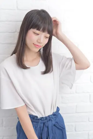 カラー RINA 🩵のヘアスタイル