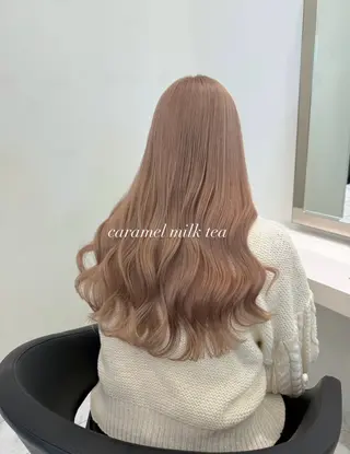 セミロング カラー 艶髪 暗髪🌙 MINORIのヘアスタイル