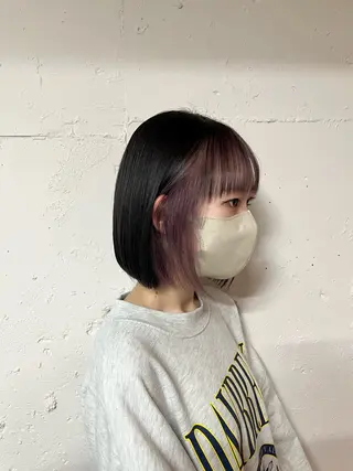 ミディアム カラー 🩵似合わせカット SEIRA🩵のヘアスタイル