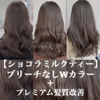 セミロング カラー 🌿透明感赤み消し Keishin🌿のヘアスタイル