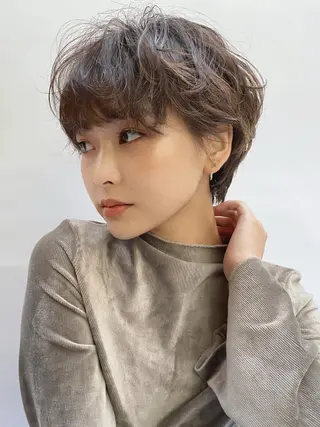 ショート メンズ✨パーマ 大室雄基のヘアスタイル