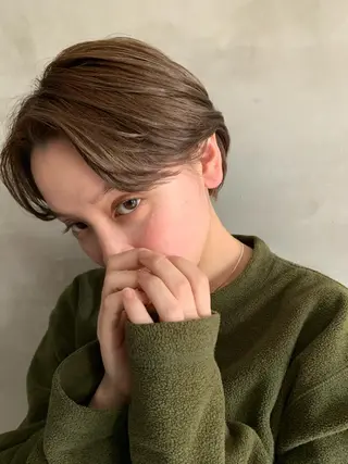 ショート カラー 🍃透明感/デザイン 店長MASARU🍃のヘアスタイル