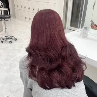ロング カラー ヘアアレンジ メンズ キッズ 🩶盛れ✖️韓国ヘア 🩶Himari🎀のヘアスタイル
