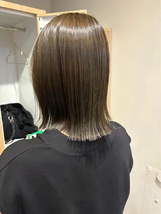 ミディアム LOREN＋透明感 オリーブhirokoのヘアスタイル