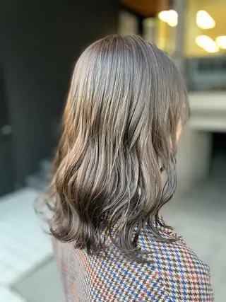 セミロング カラー IORI #韓国ヘア#髪質改善のヘアスタイル