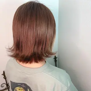 ショート カラー ボブウルフ／ボブ Satsuki【名駅のヘアスタイル