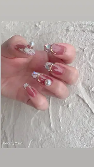 セミロング ネイル be-cares beauty(豊川店のネイルデザイン