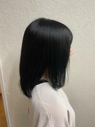 セミロング 井口 彰也のヘアスタイル
